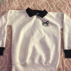 Cute cat sweatshirt